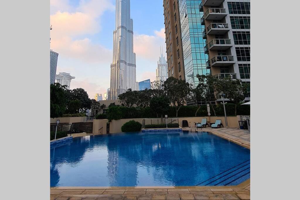 First Class 2Br With Full Burj Khalifa And Fountain View Dubai Exterior foto